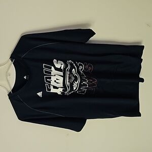 FAU OWLS LOGO NAVY MENS T-SHIRT Size XL Used Great Condition by ADIDAS